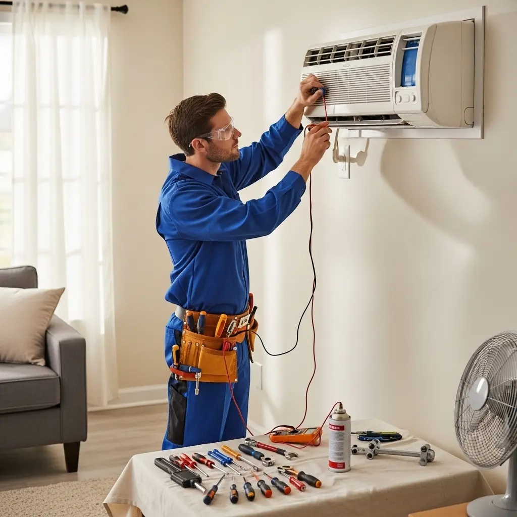Turgutlu Midea Midea klima gaz dolumu ve bakım – Enerji verimliliği artırıldı. - Teknik servis örneği